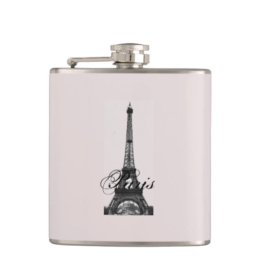 Paris – La Tour Eiffel pastel Eifelturm Flachmann (Vorderseite)