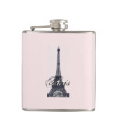 Paris – La Tour Eiffel pastel Eifelturm Flachmann (Vorderseite)