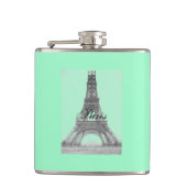 Paris – La Tour Eiffel pastel Eifelturm Flachmann (Vorderseite)