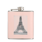 Paris – La Tour Eiffel pastel Eifelturm Flachmann (Vorderseite)