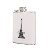 Paris – La Tour Eiffel pastel Eifelturm Flachmann (Links)