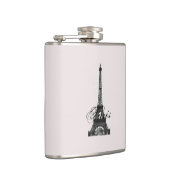 Paris – La Tour Eiffel pastel Eifelturm Flachmann (Rechts)