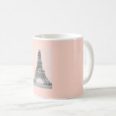 Paris – La Tour Eiffel pastel Eifelturm Kaffeetasse (VorderseiteRechts)