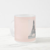 Paris – La Tour Eiffel pastel Eifelturm Mattglastasse (Vorderseite Links)