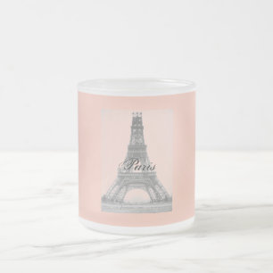 Paris – La Tour Eiffel pastel Eifelturm Mattglastasse