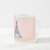 Paris – La Tour Eiffel pastel Eifelturm Mattglastasse (VorderseiteRechts)