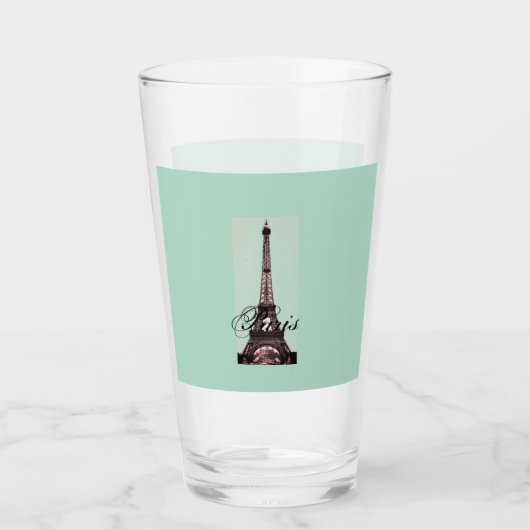 Paris – La Tour Eiffel pastel Eiffelturm Glas (Vorderseite)