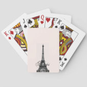 Paris – La Tour Eiffel pastel Eiffelturm Spielkarten (Rückseite)