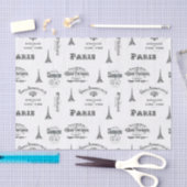 Paris Label Collage Seidenpapier (Handwerk)