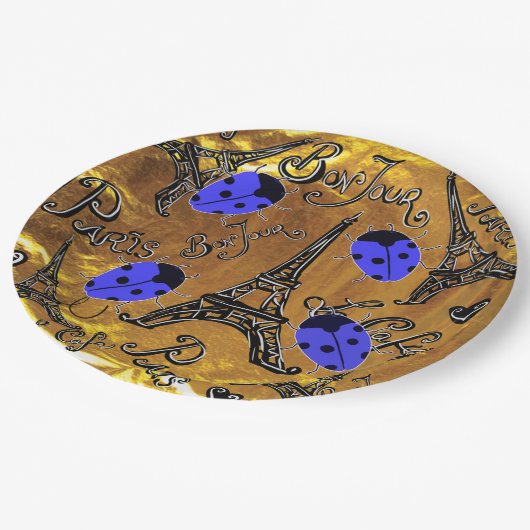 PARIS LADYBUGS PAPPTELLER (Schrägansicht)