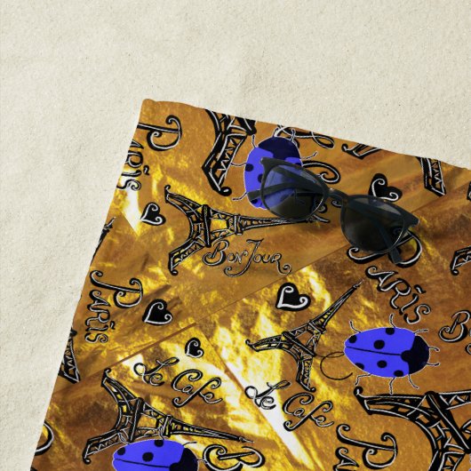 PARIS LADYBUGS STRANDTUCH (Beispiel)
