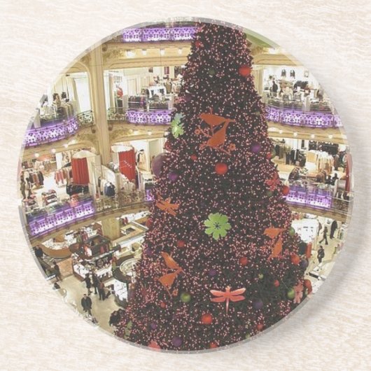 Paris Lafayette Christmas Tree Coaster Untersetzer (Vorne)