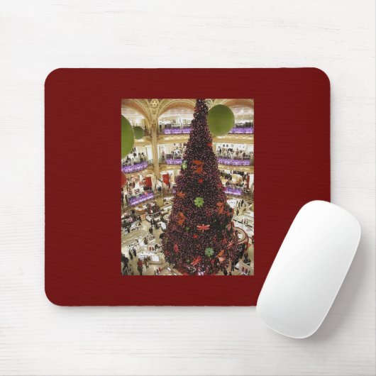 Paris Lafayette Christmas Tree Mousepad (Mit Mouse)
