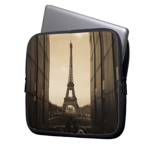 Paris-Laptophülse - Tasche (Vorderseite Links)