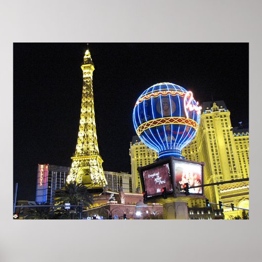 Paris Las Vegas Foto Poster Print (Vorne)