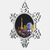 Paris Las Vegas Hotel & Casino #3 Schneeflocken Zinn-Ornament (Rechts)