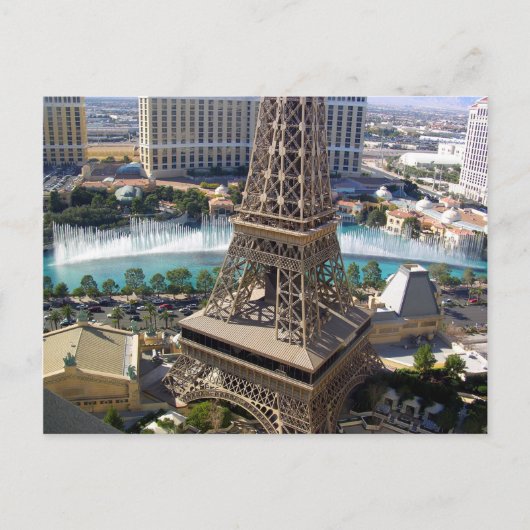 Paris, Las Vegas Postkarte (Vorderseite)