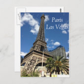 Paris, Las Vegas Postkarte (Vorne/Hinten)