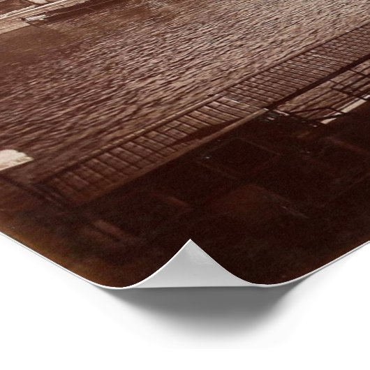 Paris - Le Pont des Arts e l'Institut Poster (Ecke)