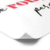 Paris - Le Rouge Baiser (The Red Kiss) Poster (Ecke)