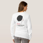 Paris - Le Rouge Baiser (The Red Kiss) T-Shirt (Schwarz voll)