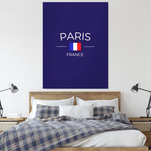 Paris Leinwanddruck (Insitu (Schlafzimmer))