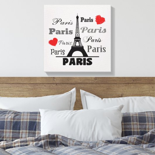 Paris Leinwanddruck (Insitu (Schlafzimmer))