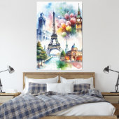 Paris Leinwanddruck (Insitu (Schlafzimmer))
