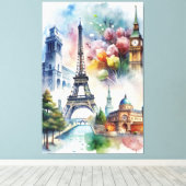 Paris Leinwanddruck (Insitu (Holzboden))