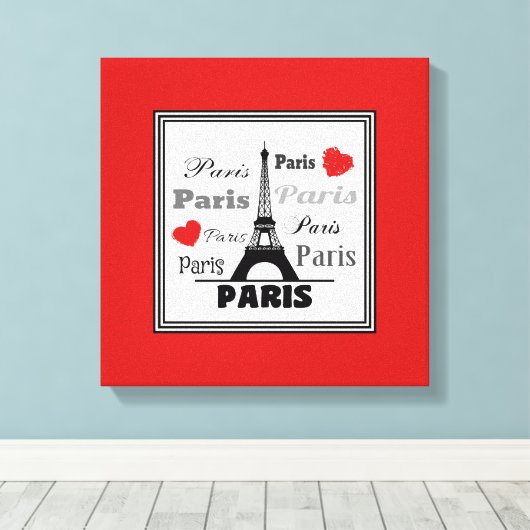 Paris Leinwanddruck (Insitu (Holzboden))