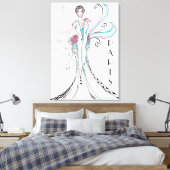 Paris Leinwanddruck (Insitu (Schlafzimmer))