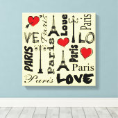 Paris Leinwanddruck (Insitu (Holzboden))