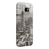 Paris: Les Halles, C1900 Case-Mate Samsung Galaxy Hülle (Rückseite/rechts)