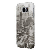 Paris: Les Halles, C1900 Case-Mate Samsung Galaxy Hülle (Rückseite Links)
