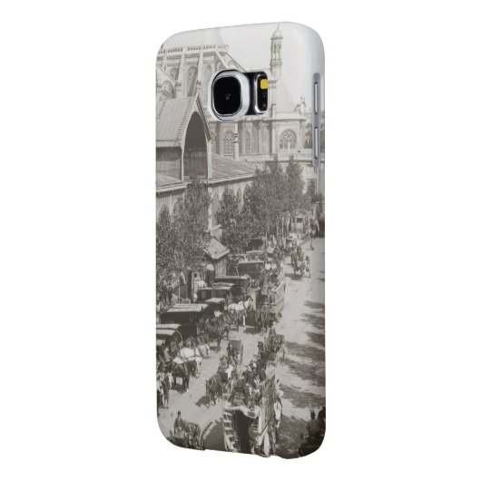 Paris: Les Halles, C1900 Case-Mate Samsung Galaxy Hülle (Rückseite Links)