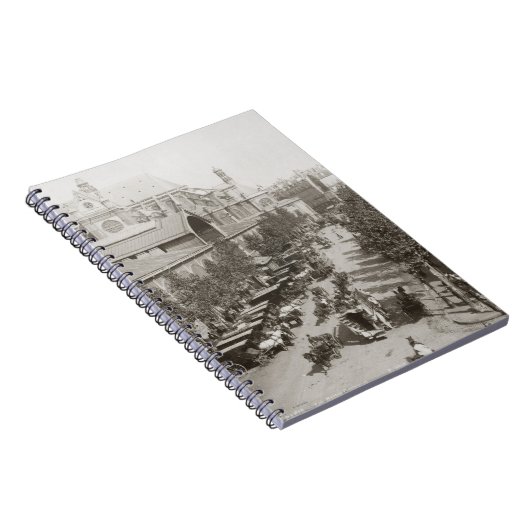 Paris: Les Halles, C1900 Notizblock (Rechte Seite)