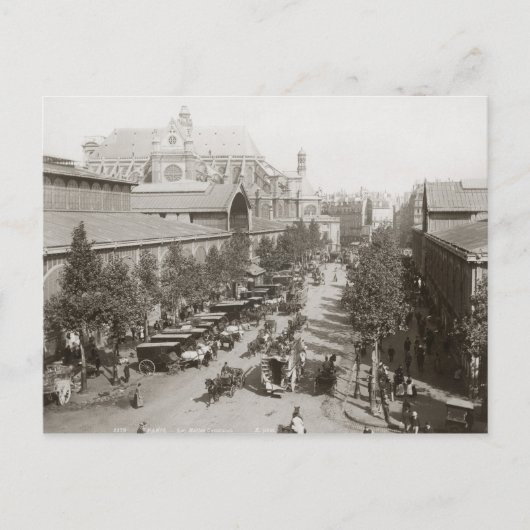 Paris: Les Halles, C1900 Postkarte (Vorderseite)