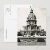 Paris, Les Invalides Postkarte (Vorne/Hinten)