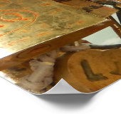 Paris Liebe Padlocks 1 Canvas Print Poster (Ecke)