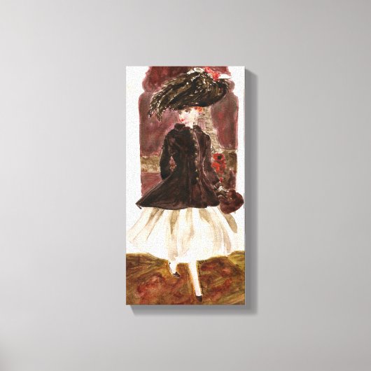 Paris Lights: Matisse Doll Mode Leinwanddruck (Vorderseite)