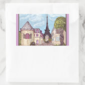 Paris like Landscape with Eiffel Tower Aufkleber (Tasche)