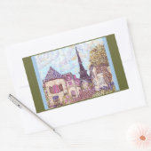 Paris like Pointillism mit Eiffelturm Aufkleber (Umschlag)