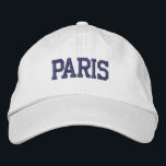 PARIS Lila Stickerei auf Weiß Bestickte Baseballkappe<br><div class="desc">PARIS Dunkler Lila bestickter weißer Baumwollhut. Ein wunderbares Geschenk für alle, die Paris Frankreich Lieben! Wenn Sie Ihren persönlichen Text bevorzugen, wählen Sie einfach den Knopf "Diese Vorlage personalisieren", um Ihre Auswahl an benutzerdefiniertem Text einzugeben. Die Stickerei kann auch an andere Farbeinstellungen angepasst werden, indem Sie die Schaltfläche "Design bearbeiten"...</div>