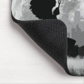 PARIS Little Girl Making Blue Buble Mouse Pad Mousepad (Ecke)