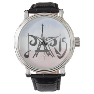 Paris-Logo-Show Armbanduhr