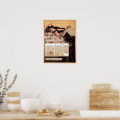 PARIS Los Cigarillos 1901 von Artist Aleardo Villa Poster (Küche)