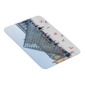 Paris Louvre Museum Pyramide Ansicht Kühlschrankma Magnet (Rechte Seite)