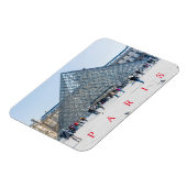 Paris Louvre Museum Pyramide Ansicht Kühlschrankma Magnet (Linke Seite)