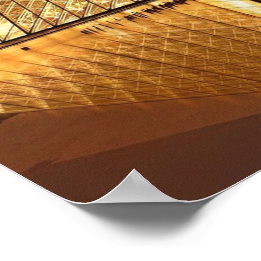 Paris Louvre (Paris) Poster (Ecke)