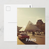 Paris Louvre Postkarte (Vorne/Hinten)